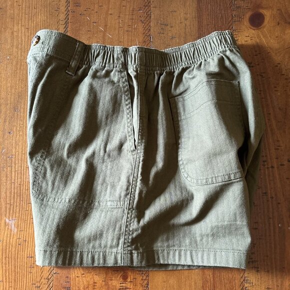Madewell Women’s Dark Green Cotton Shorts Size Small Excellent - Picture 5 of 6